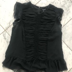 Cute sheer black blouse